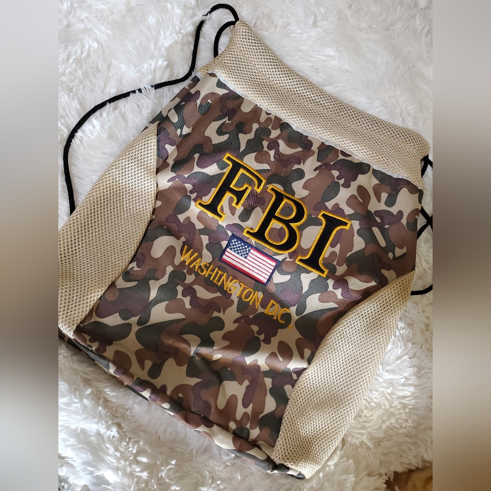 FBI drawstring bag / backpack